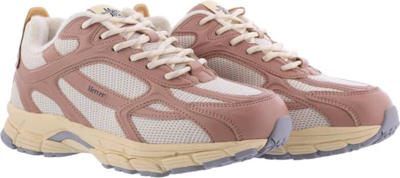 Mercer Amsterdam High Frequency Roze Sneakers Pink Dames