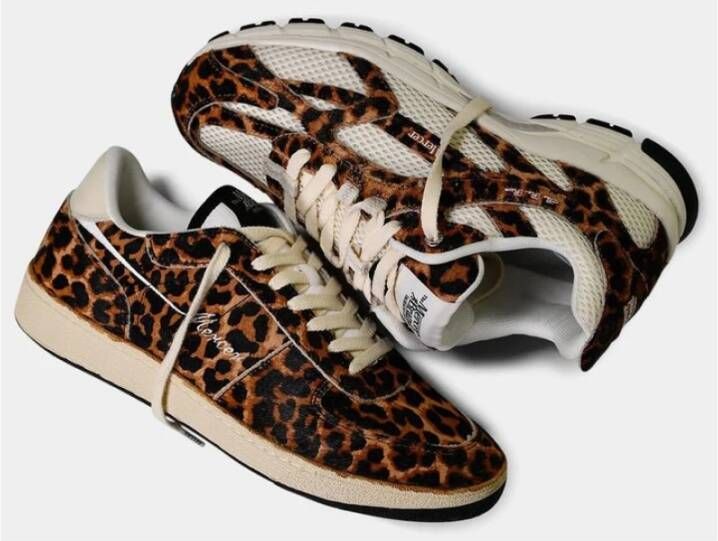 Mercer Amsterdam Leopard Re-Run Damesmode Sneakers
