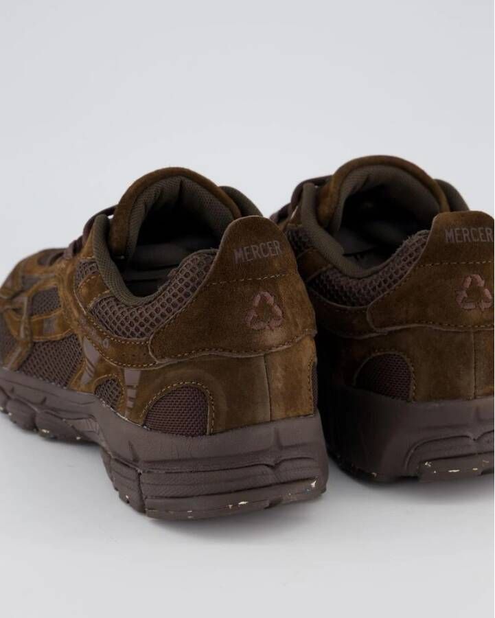 Mercer Amsterdam Monochrome Bruin Re-Run Damessneakers