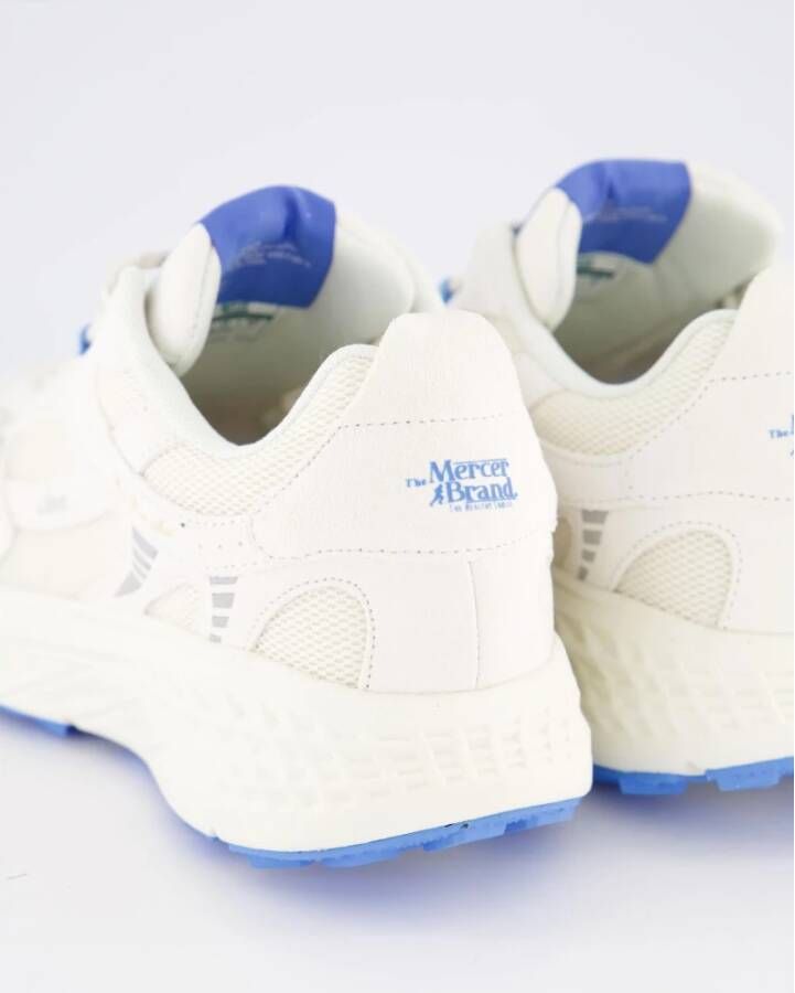 MERCER AMSTERDAM Lage Sneakers Dames The Re-run Max Suede Maat: 37 Materiaal: Textiel Kleur: Wit - Foto 5