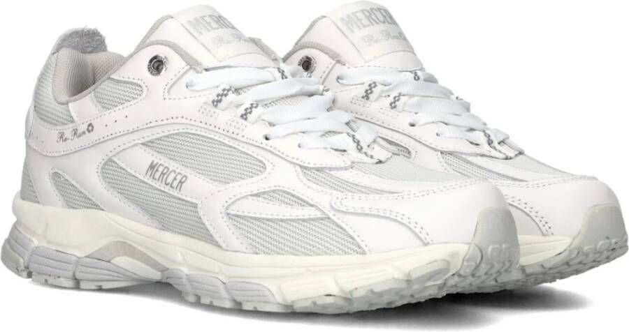 Mercer Amsterdam Witte Leren Dames Sneakers Combo White Dames