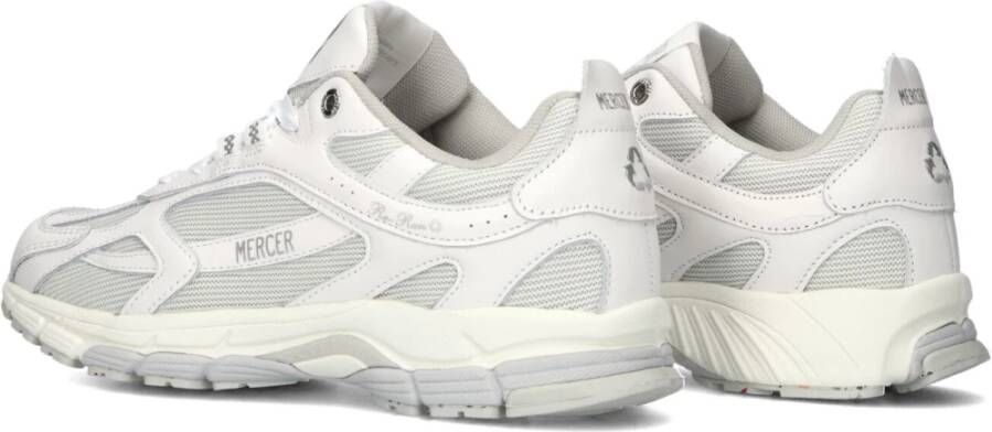 Mercer Amsterdam Witte Leren Dames Sneakers Combo White Dames