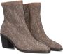 Mexx Enkellaars Peach Mara Taupe zilver Vrouwen Taupe zilver - Thumbnail 9