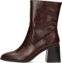 Mexx Enkellaars Philène Maya Donker Cognac Vrouwen Dark Cognac - Thumbnail 10