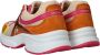 Mexx Loyce Lage sneakers Leren Sneaker Dames Oranje - Thumbnail 10