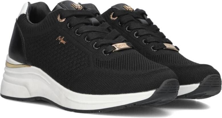 Mexx Lage Sneakers Nena Zwart Textiel Black Dames