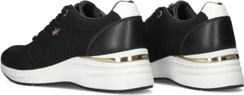 Mexx Lage Sneakers Nena Zwart Textiel Black Dames