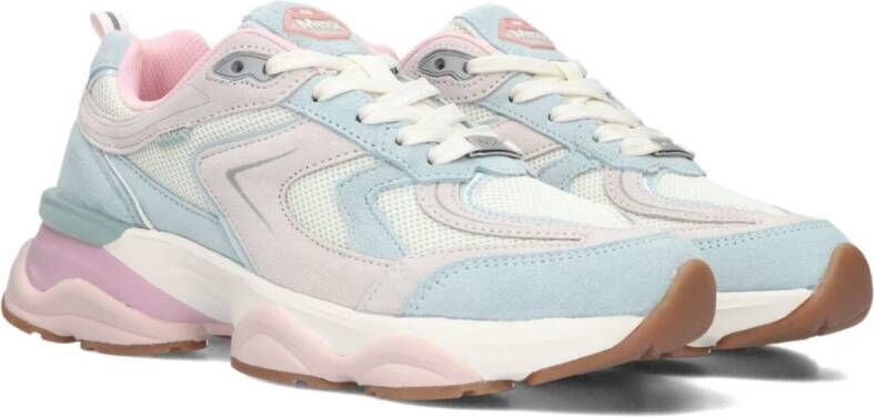Mexx Lage sneakers Norah blauw grijs roze Multicolor Dames