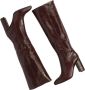 Mexx Hoge Laars Krystal Indy Rood Vrouwen Burgundy Rood - Thumbnail 12