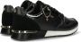 Mexx Fleur Lage sneakers Leren Sneaker Dames Zwart - Thumbnail 11