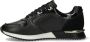 Mexx Fleur Lage sneakers Leren Sneaker Dames Zwart - Thumbnail 12
