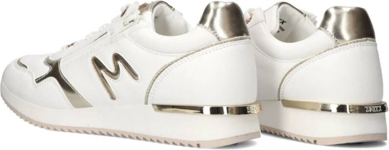 Mexx Stijlvolle Comfortabele Witte Lage Sneakers