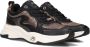 Mexx Sneakers Palma Ora MI001002653W-1111 Zwart Goud - Thumbnail 9