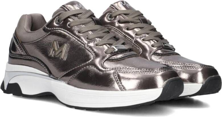 Mexx Zilver Lage Sneakers Paulita Love