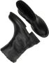 Mexx Zwarte leren enkellaarzen met gouden details Black Dames - Thumbnail 15