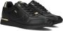 Mexx Zwarte Lage Sneakers met Gouden Accenten Black Dames - Thumbnail 4