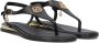 Mexx Zwarte Leren Sandalen Nyobi Stijl Black Dames - Thumbnail 11