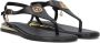 Mexx Zwarte Leren Sandalen Nyobi Stijl Black Dames - Thumbnail 8