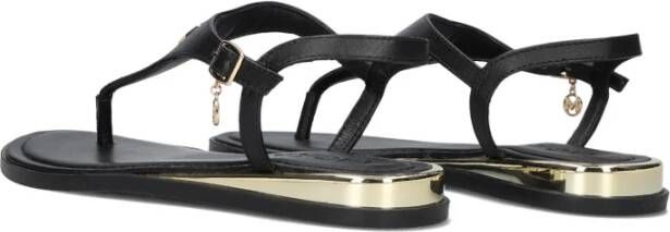 Mexx Zwarte Leren Sandalen Nyobi Stijl Black Dames