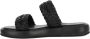 Mexx Zwarte platte sandalen voor vrouwen Black Dames - Thumbnail 7