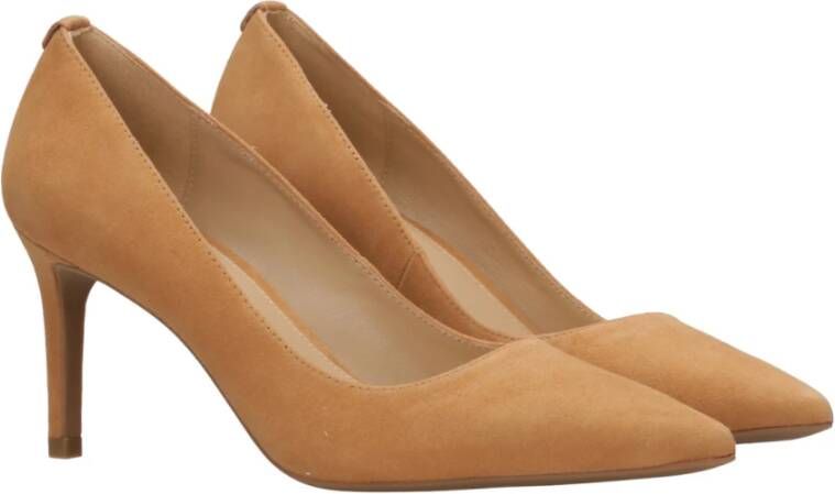 Michael Kors Alina Flex pumps van leerlook Brown Dames