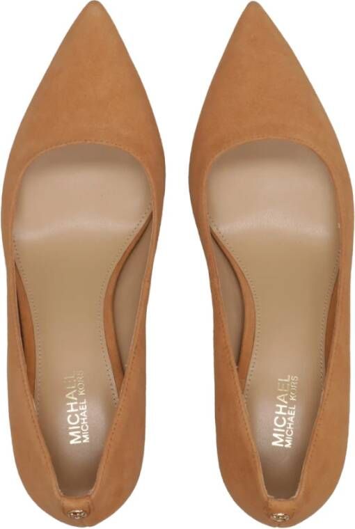 Michael Kors Alina Flex pumps van leerlook Brown Dames