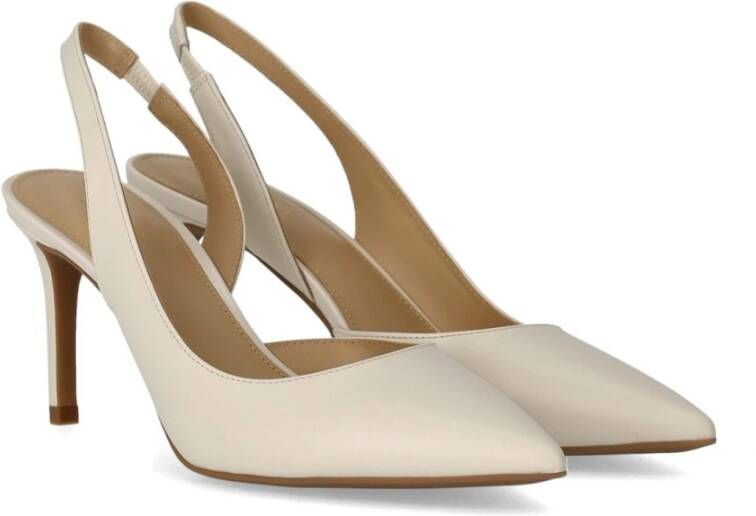 Michael Kors Alina Flex Sling Creme Pumps White Dames