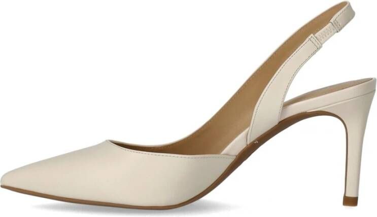 Michael Kors Alina Flex Sling Creme Pumps White Dames