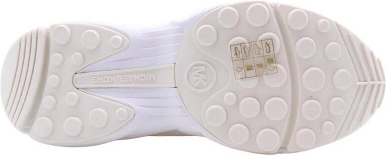 Michael Kors Alzano Stijlvolle Sneakers voor Vrouwen Beige Dames
