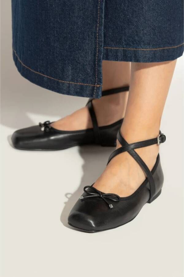 Michael Kors Collette Ballerina van Leder Black Dames
