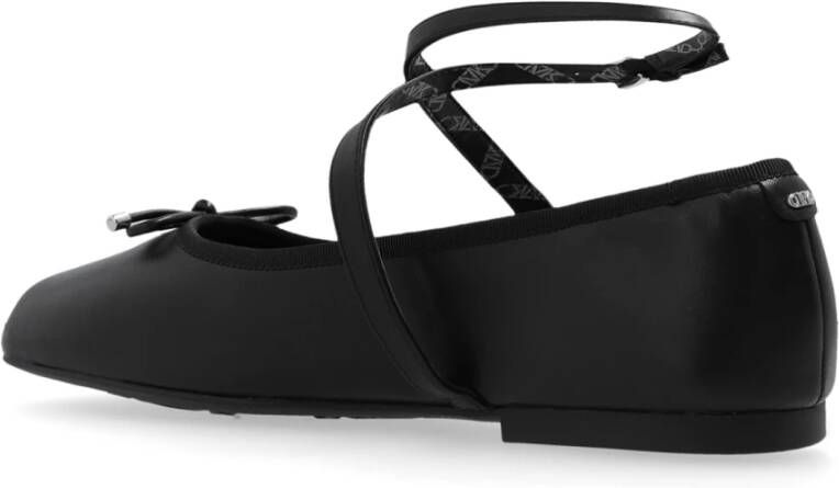 Michael Kors Collette Ballerina van Leder Black Dames