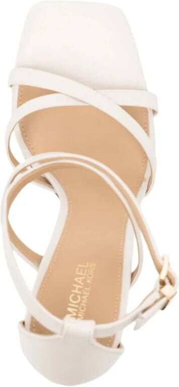Michael Kors Riemenhoge sandalen met hoge hak Beige Dames