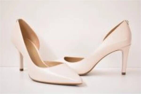 Michael Kors Beige Veterschoenen voor Dames Beige Dames