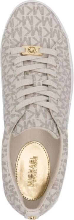 Michael Kors Beige Vetersneakers Beige Dames