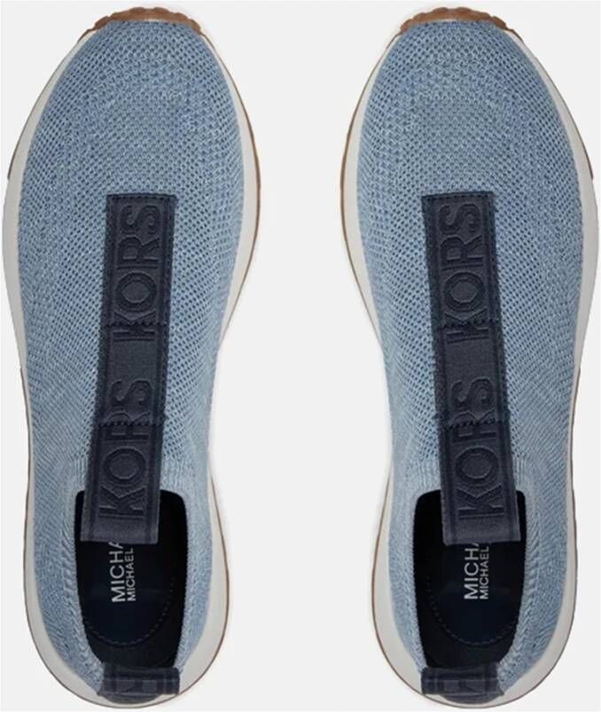 Michael Kors Blauwe Slip-On Sneakers Blue Dames
