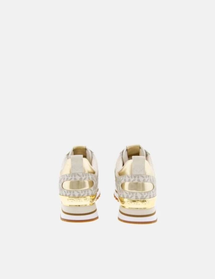 Michael Kors Bruin en Goud Wilma Sneakers Beige Dames