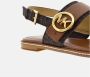 Michael Kors Bruine Carmen Thong Logo Sandalen Brown Dames - Thumbnail 4