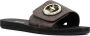 Michael Kors Bruine Charm Slide Pantoffels Brown Dames - Thumbnail 3