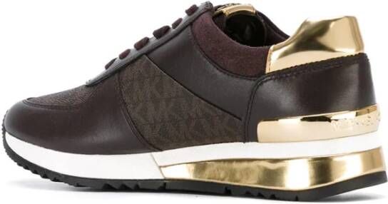 Michael Kors Bruine Wrap Sneakers voor Vrouwen Brown Dames