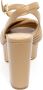 Michael Kors Camelkleurige leren platform sandalen - Thumbnail 2