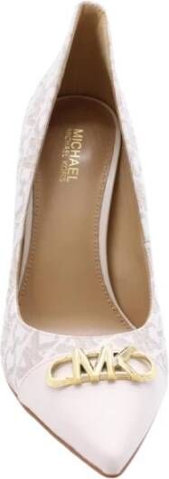 Michael Kors Carmela Pomp Stijlvol en Functioneel Beige Dames