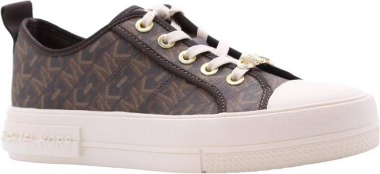 Michael Kors Cebu Sneaker Stijlvol en Comfortabel Brown Dames