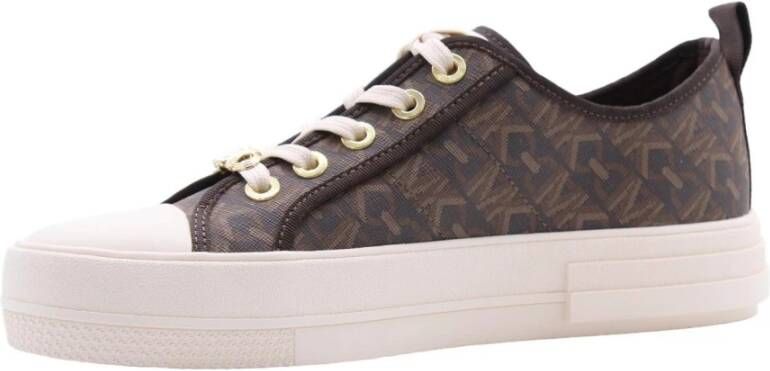 Michael Kors Cebu Sneaker Stijlvol en Comfortabel Brown Dames