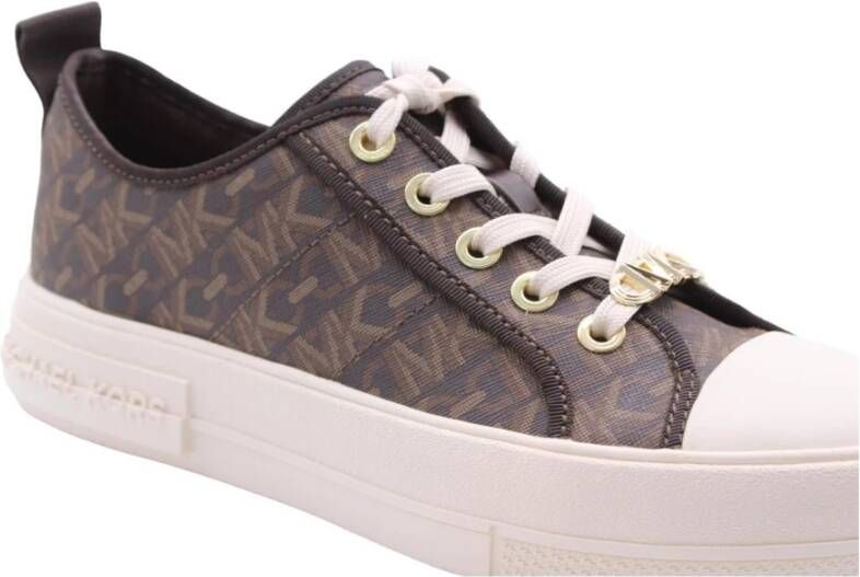 Michael Kors Cebu Sneaker Stijlvol en Comfortabel Brown Dames