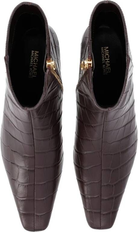 Michael Kors Cosmo Kitten Bootie Brown Dames