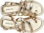 Michael Kors Gouden platte sandalen met metalen details - Thumbnail 2