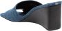 Michael Kors Denim Sleehak Sandaal Slip-On Hakken - Thumbnail 2