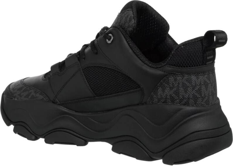 Michael Kors Diamond Lace-Up Sneakers Black Heren