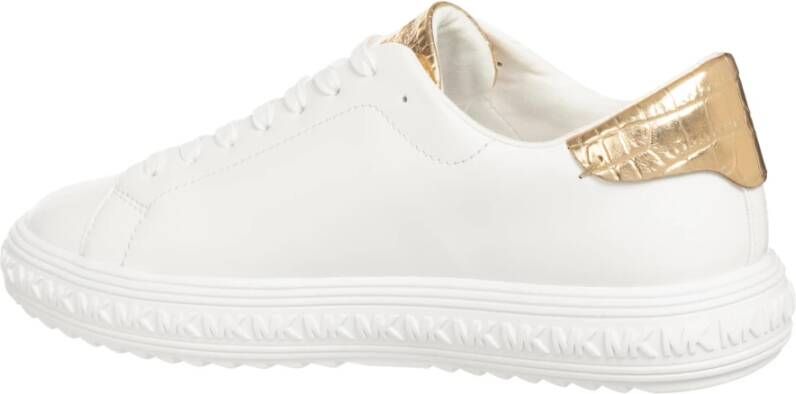 Michael Kors Effen Vetersluiting Sneakers White Dames