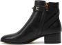 Michael Kors Britton Ankle Boot Leather Black Zwart Dames - Thumbnail 7